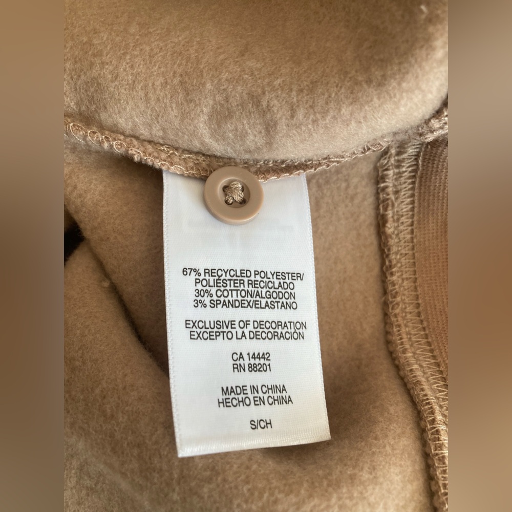 NWOT Mondetta ladies fleece collared pullover S - Picture 7 of 8